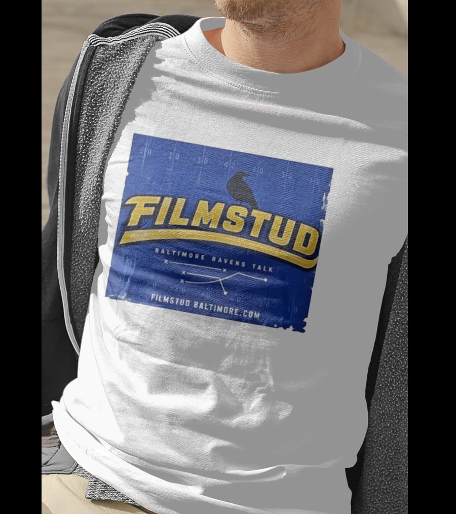Filmstud Baltimore Ravens Talk Football FilmstudBaltimore.com T-Shirt