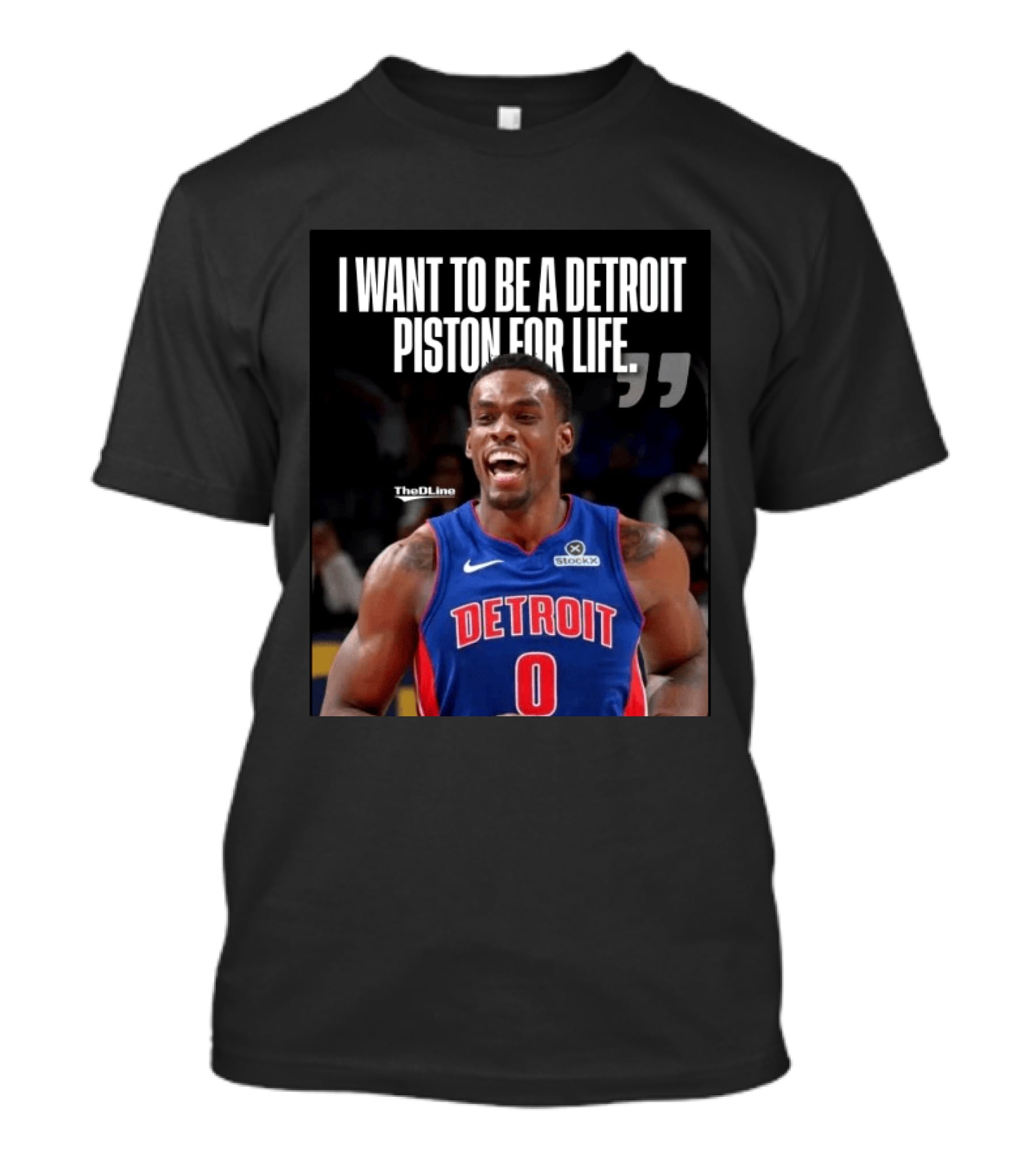 I Want To Be A Detroit Piston For Life Jalen Duren Detroit Basketball T-Shirt
