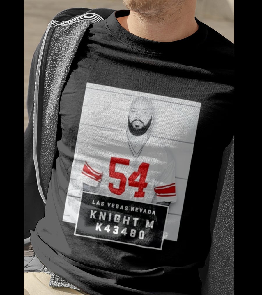 Las Vegas Nevada Shot 54 Knight M K43480 Death Row Records T-Shirt