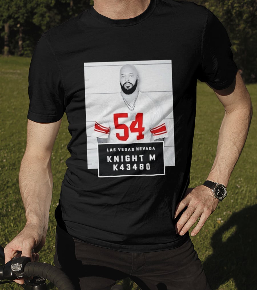 Las Vegas Nevada Shot 54 Knight M K43480 Death Row Records T-Shirt