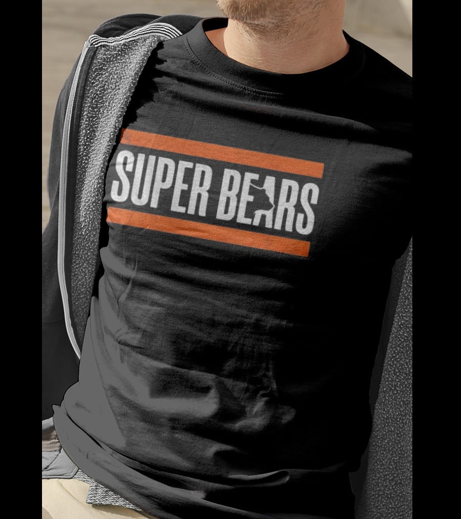 Super Bears Chicago Football Sport T-Shirt