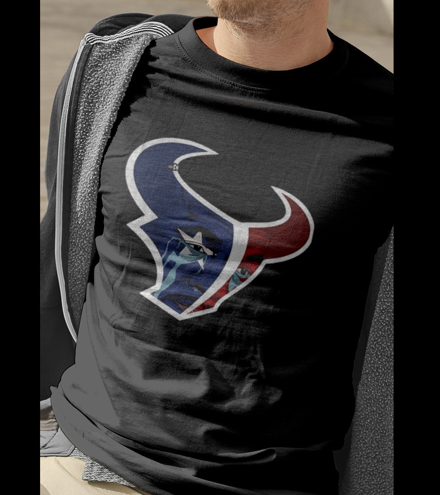 The Rock Crying Face Houston Texans T-Shirt