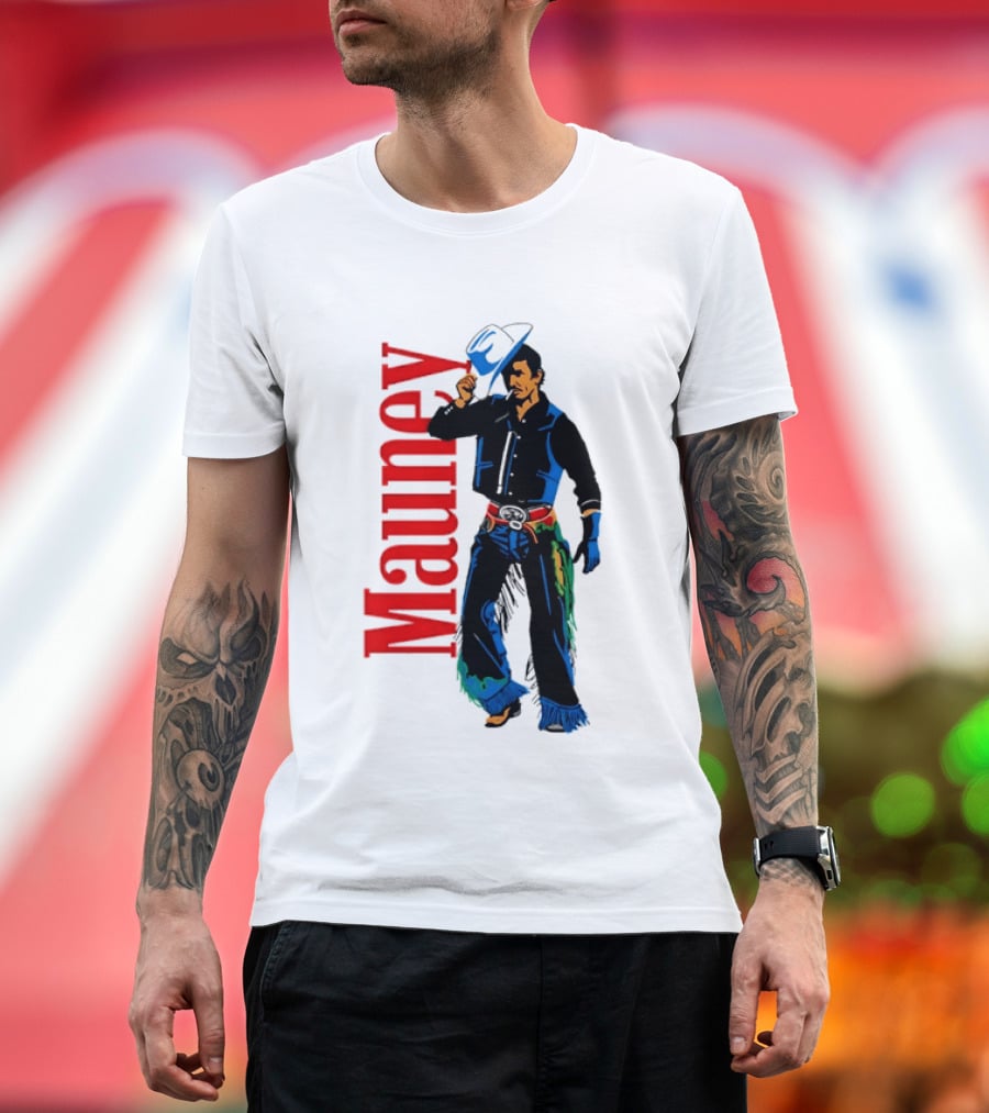 JB Mauney Bull Rider Cowboy Style Western T-Shirt