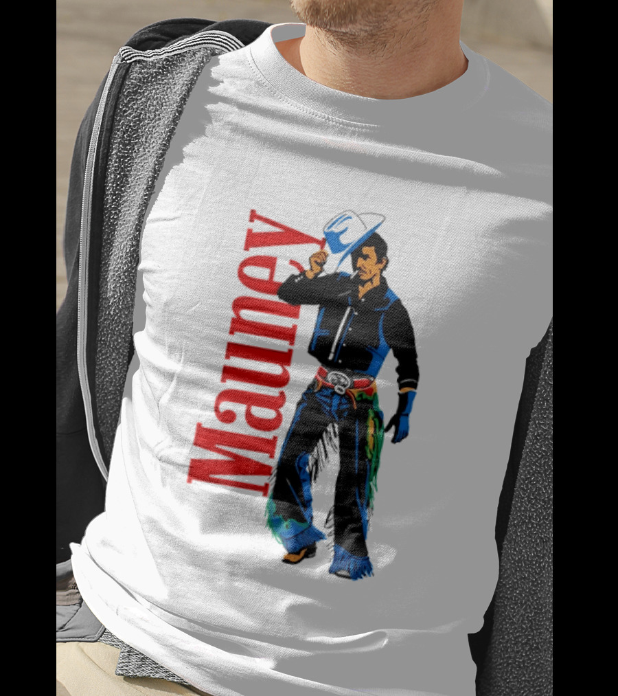 JB Mauney Bull Rider Cowboy Style Western T-Shirt