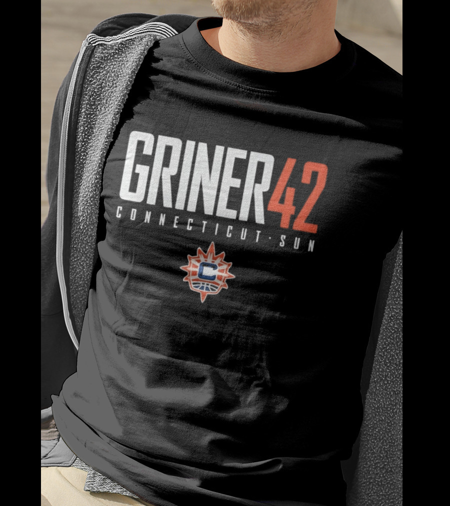 Griner 42 Connecticut Sun WNBA Basketball T-Shirt
