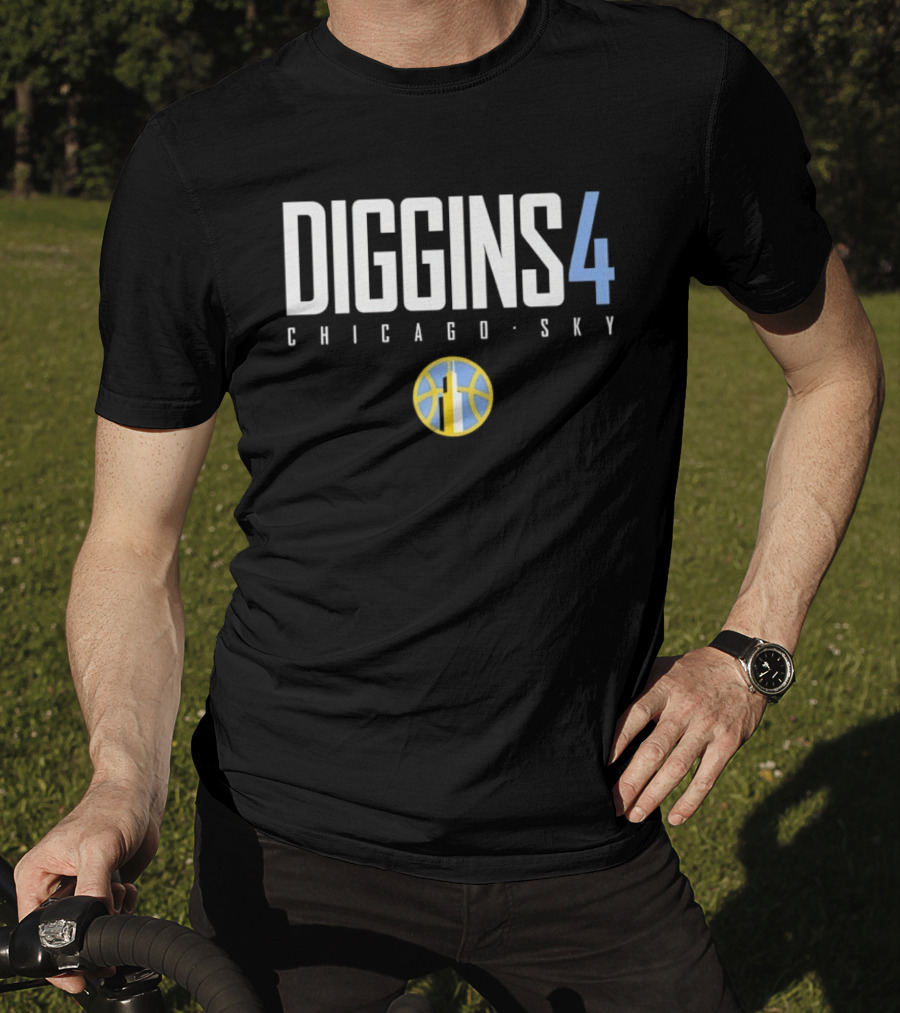 Diggins 4 Chicago Sky WNBA Basketball T-Shirt