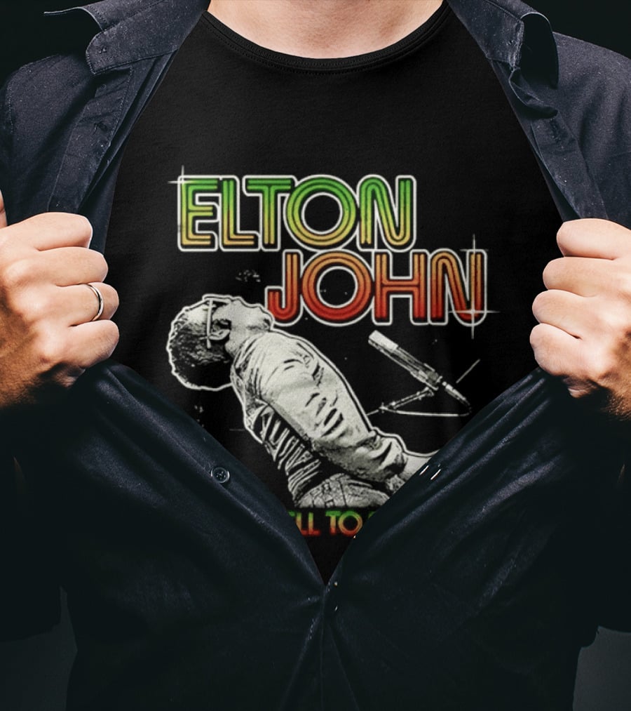 Elton John Farewell To Mexico Music Legend T-Shirt