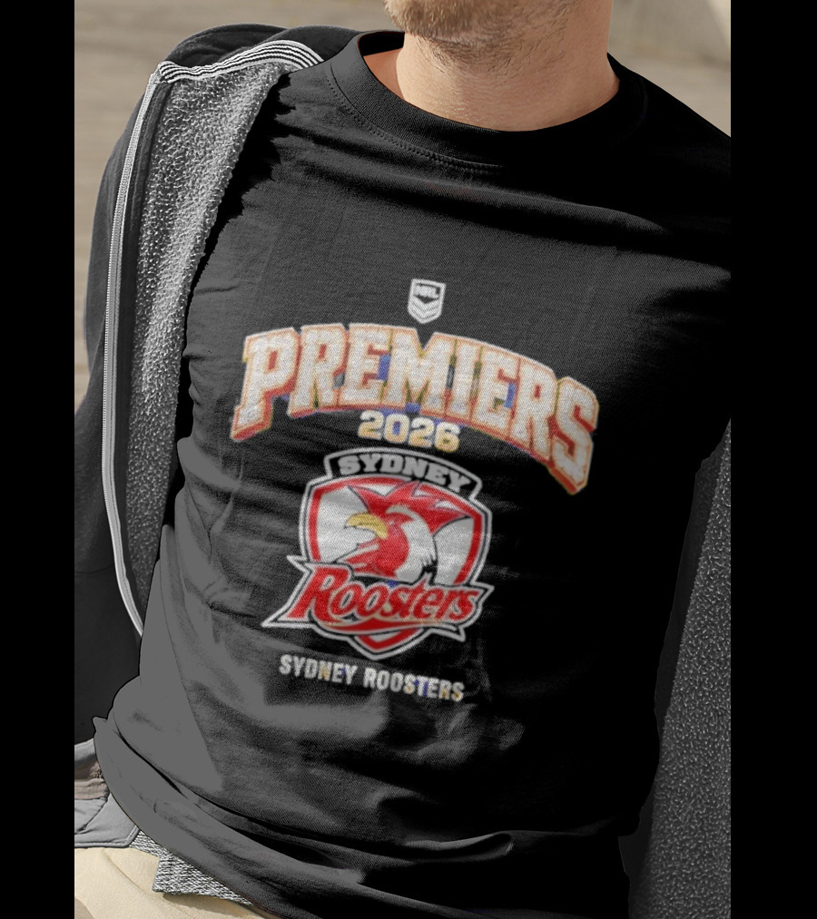 Sydney Roosters 2026 NRL Premiers Rugby Champions T-Shirt