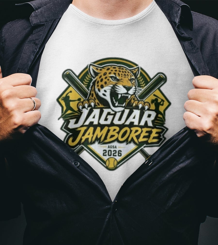 AGSA 2026 Jaguar Jamboree Ashwaubenon Baseball Softball Event T-Shirt