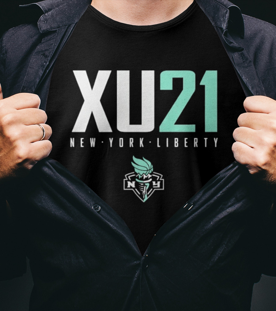 New York Liberty Xu 21 WNBA Basketball T-Shirt