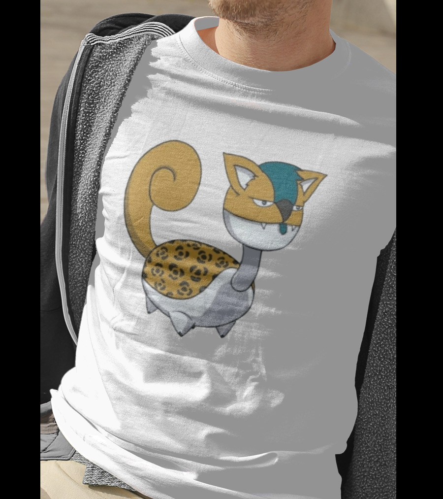 Jacksonville Jaguars Pokemon Fusion Cartoon T-Shirt