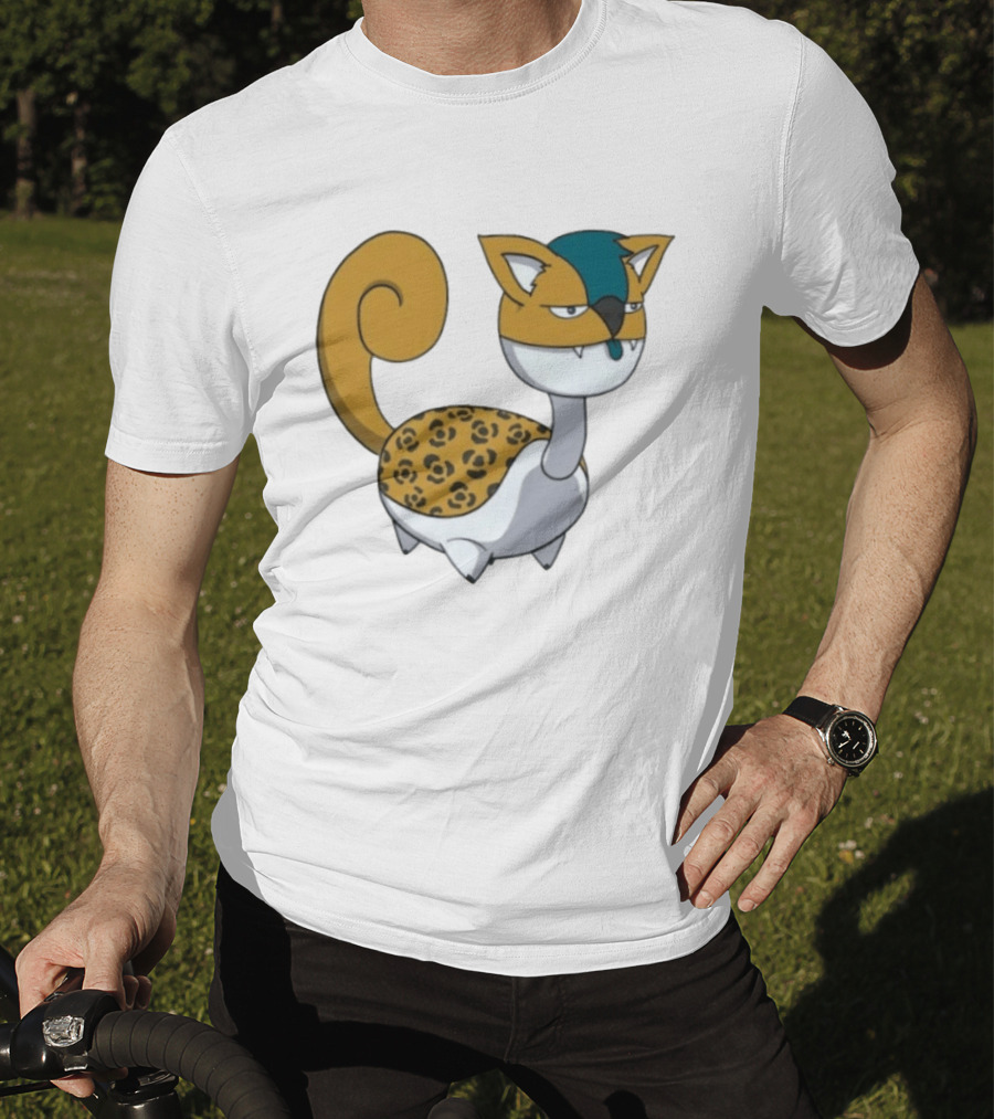 Jacksonville Jaguars Pokemon Fusion Cartoon T-Shirt