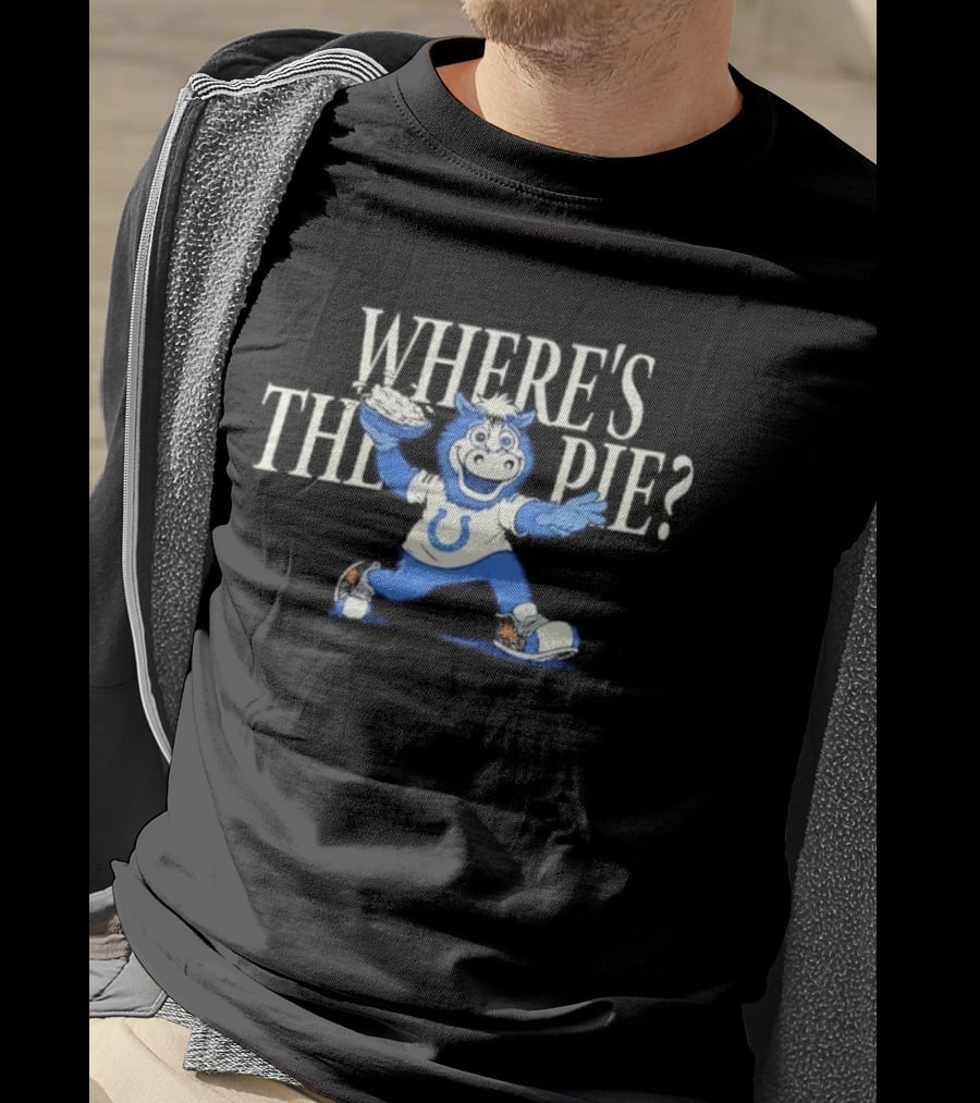 Indianapolis Colts Where's The Pie Mascot Fun T-Shirt