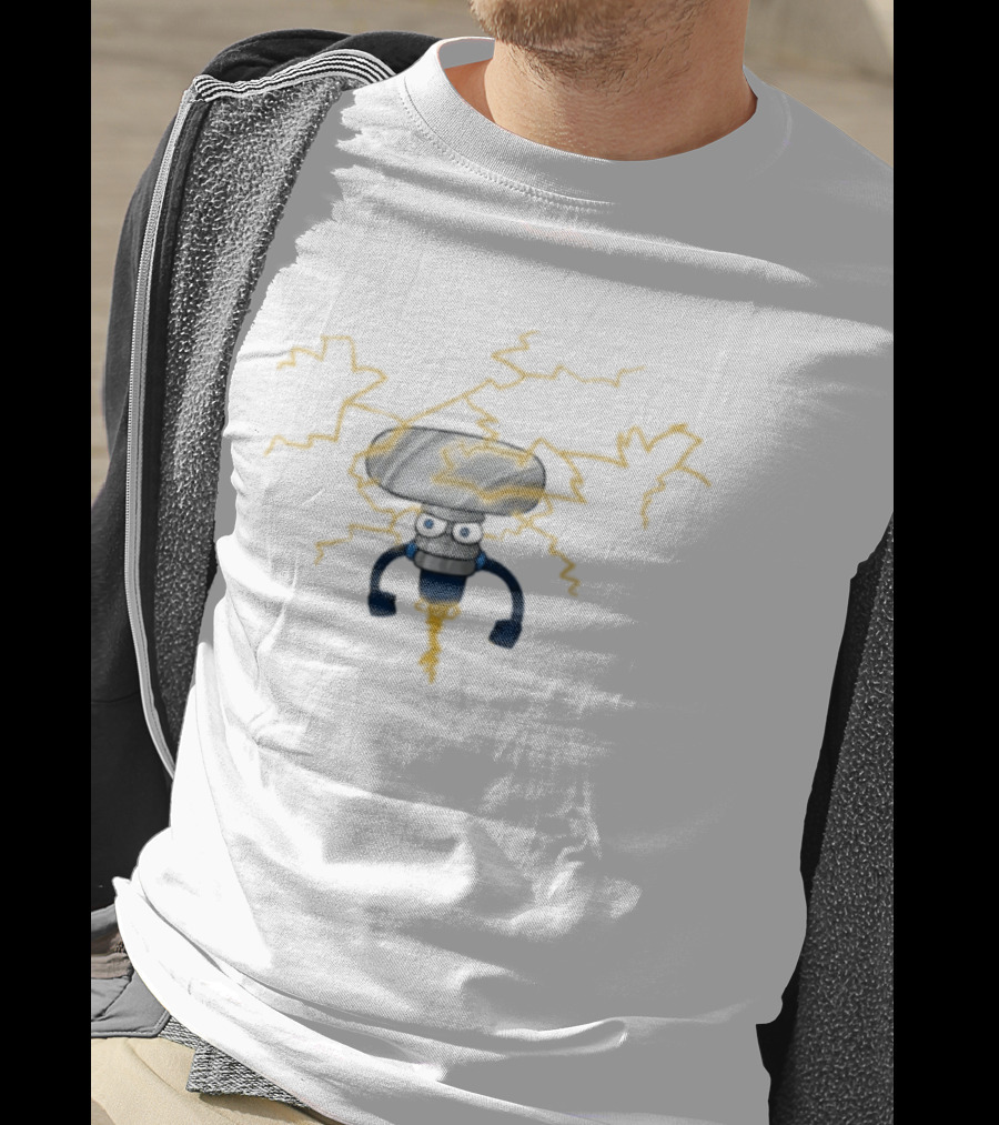Los Angeles Chargers Electric Pokémon Character Fusion T-Shirt