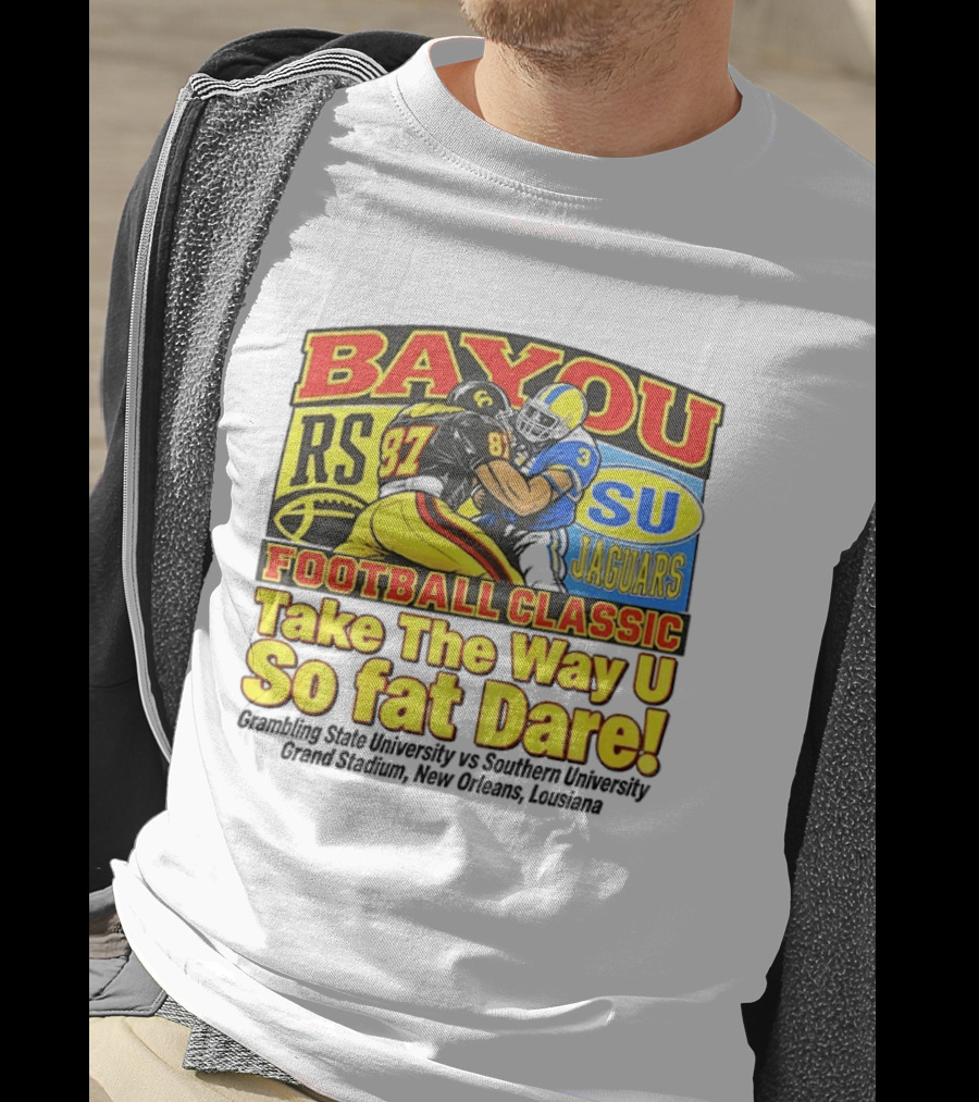Bayou Classic Football Grambling State Vs Southern University Grand Stadium New Orleans T-Shirt