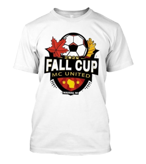 2026 Fall Cup MC United Soccer Tournament Leaves And Stars T-Shirt
