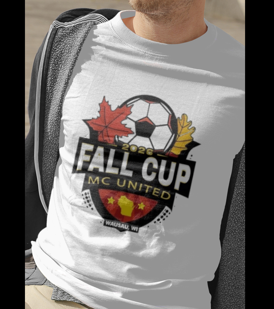 2026 Fall Cup MC United Soccer Tournament Leaves And Stars T-Shirt