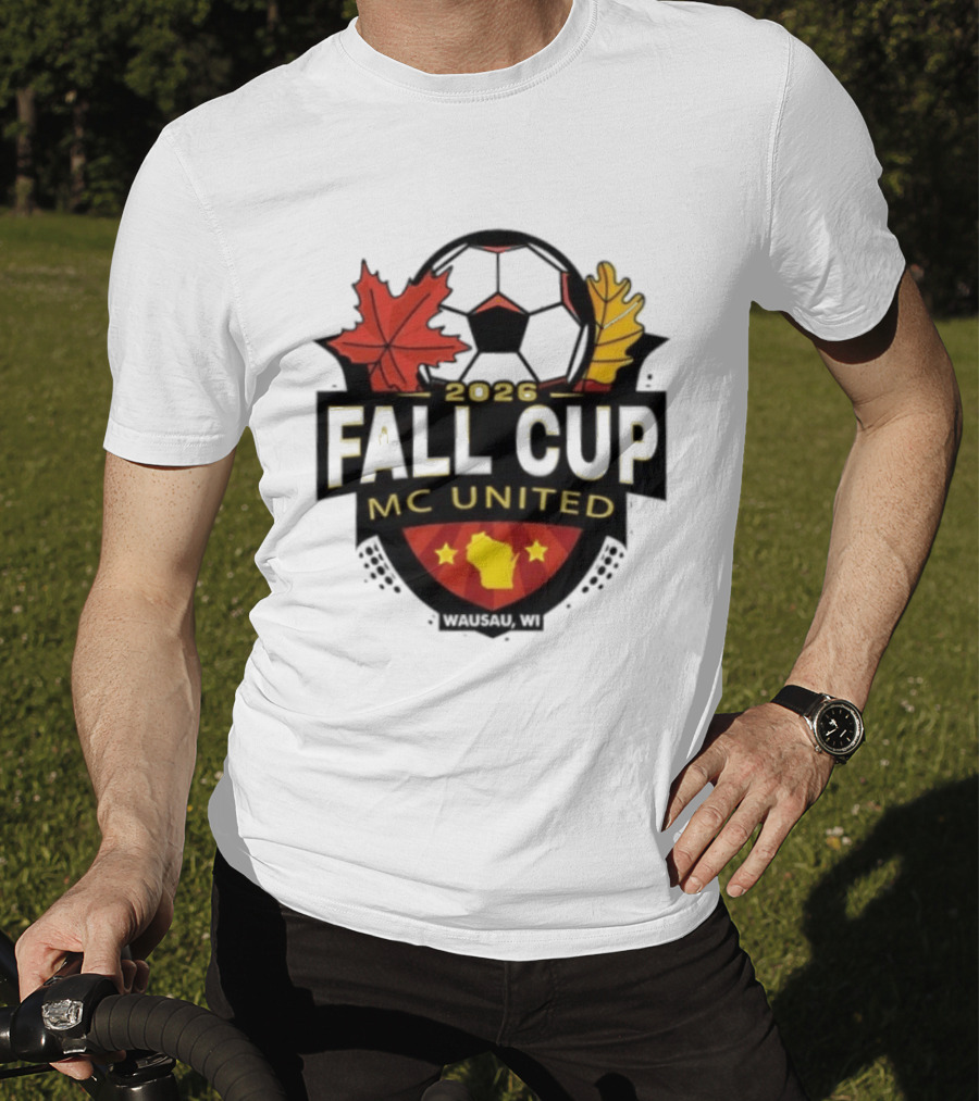2026 Fall Cup MC United Soccer Tournament Leaves And Stars T-Shirt