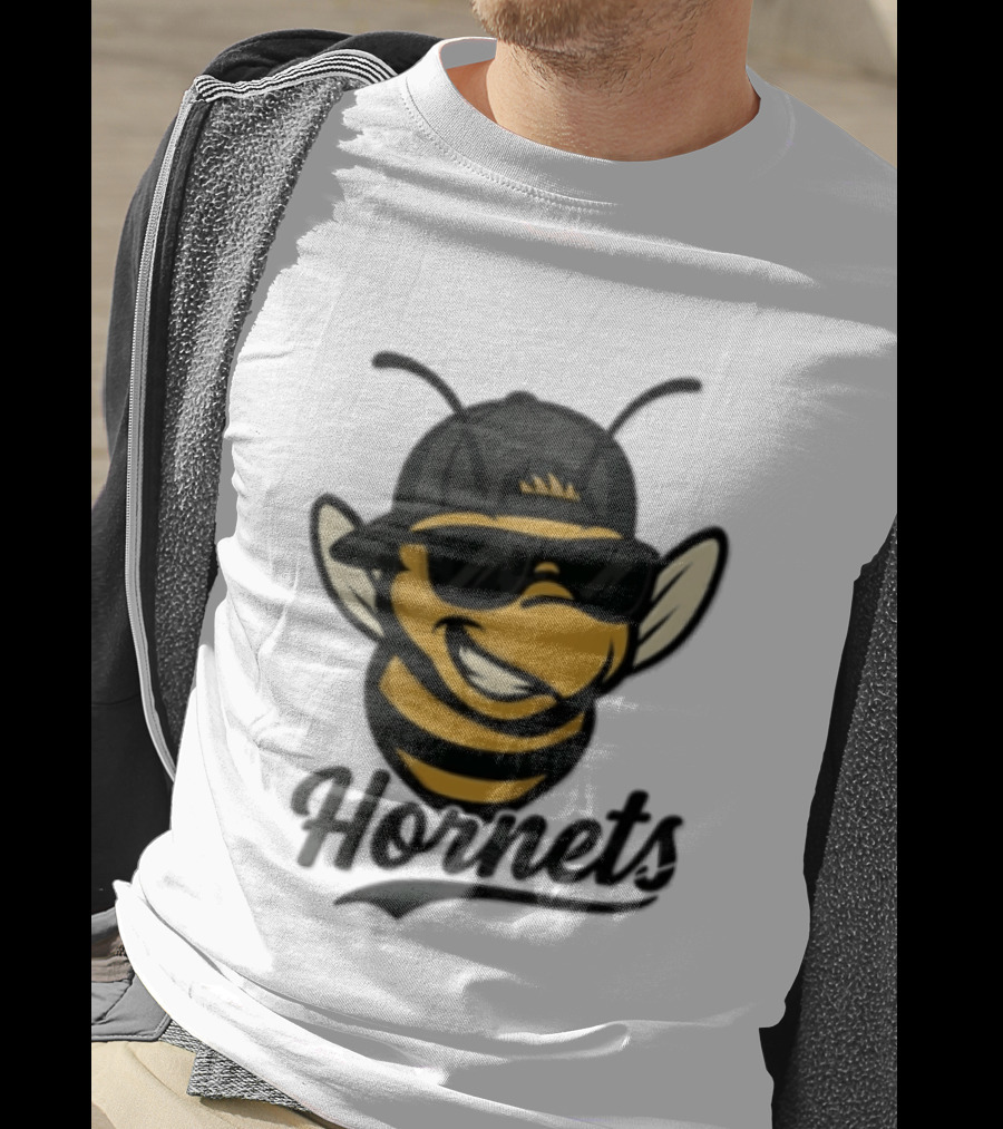 Charlotte Hornets Bee Wearing Sunglasses And Cap T-Shirt
