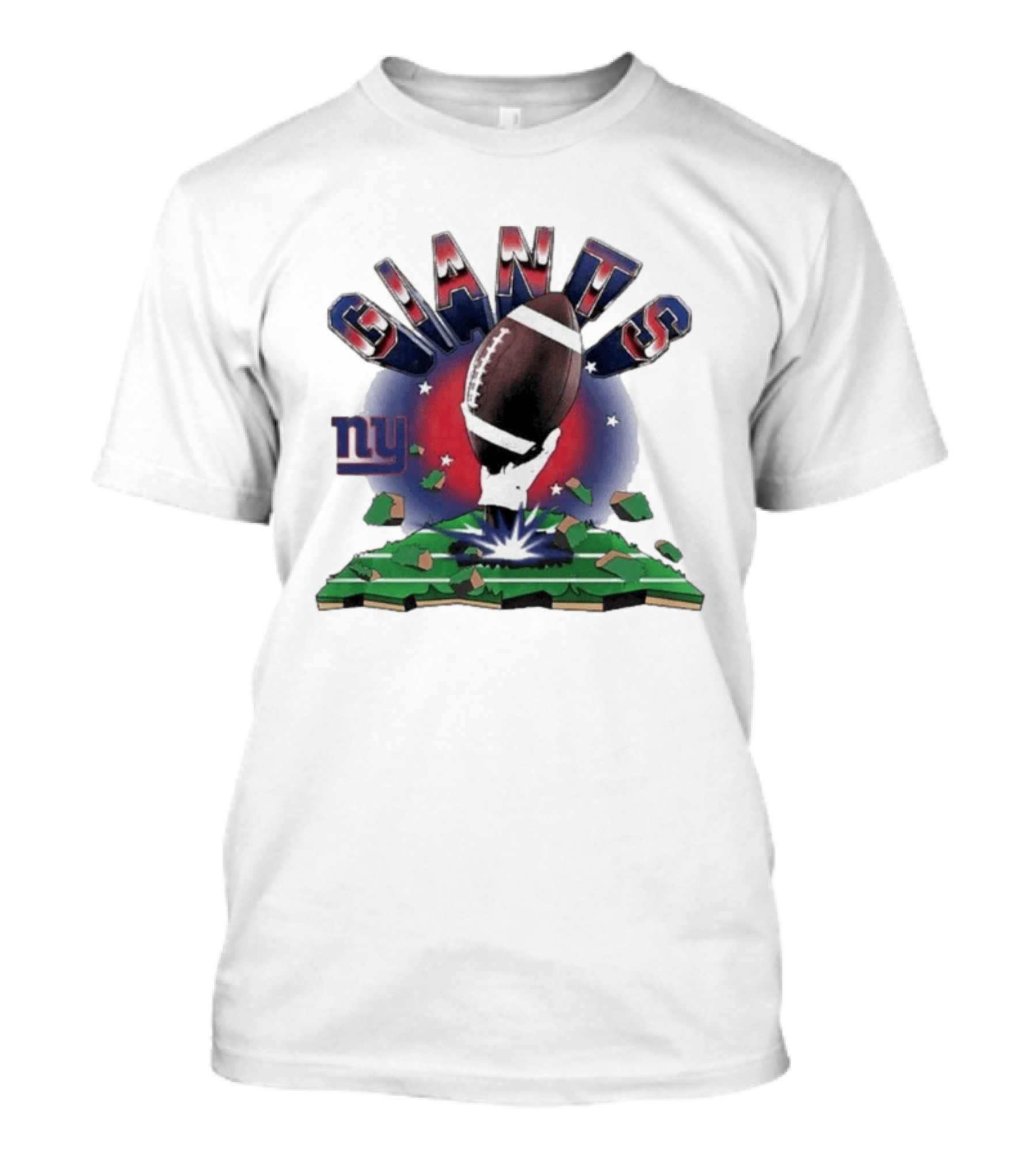 New York Giants 2026 Explode Clubhouse Football Hand Stars Ny T-Shirt