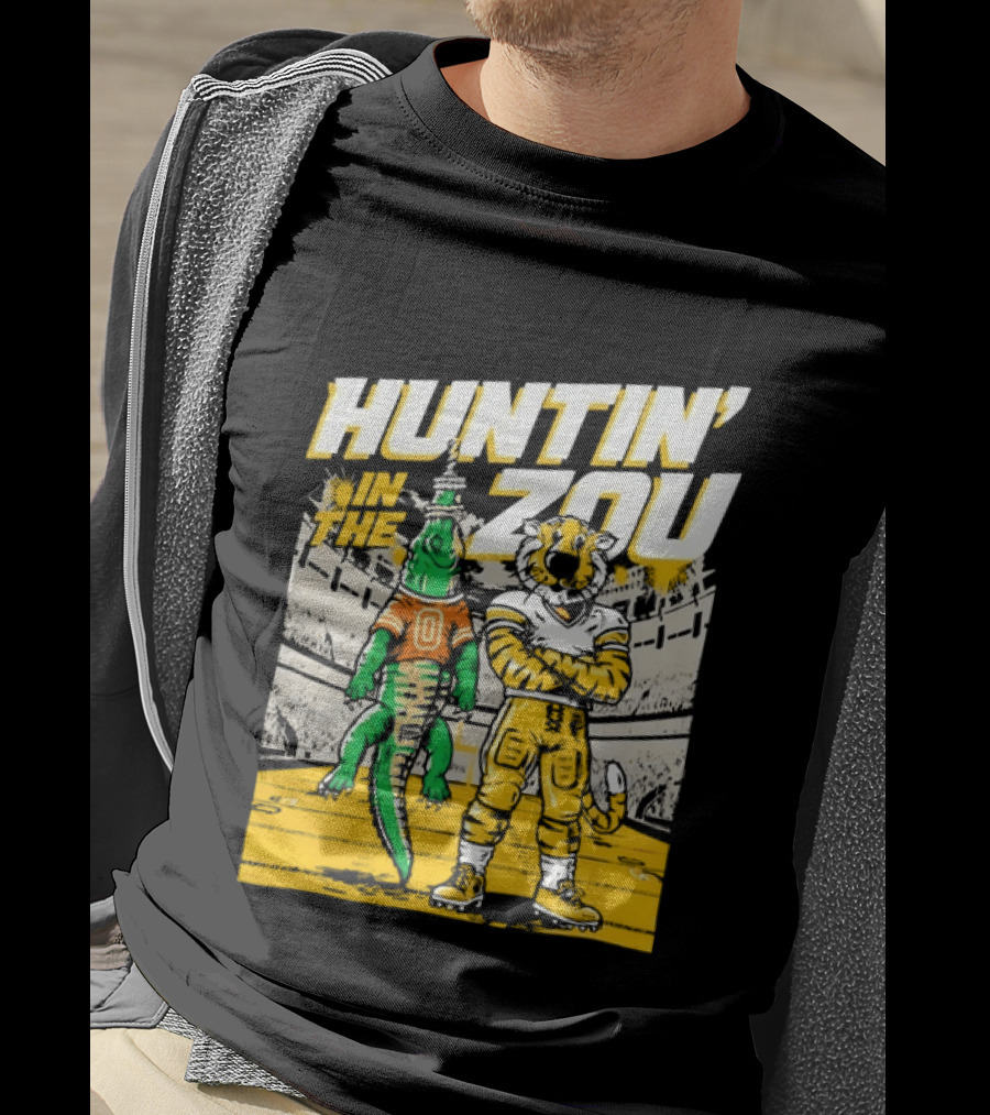 Huntin' In The Zou Missouri Tigers Stadium Rivalry T-Shirt