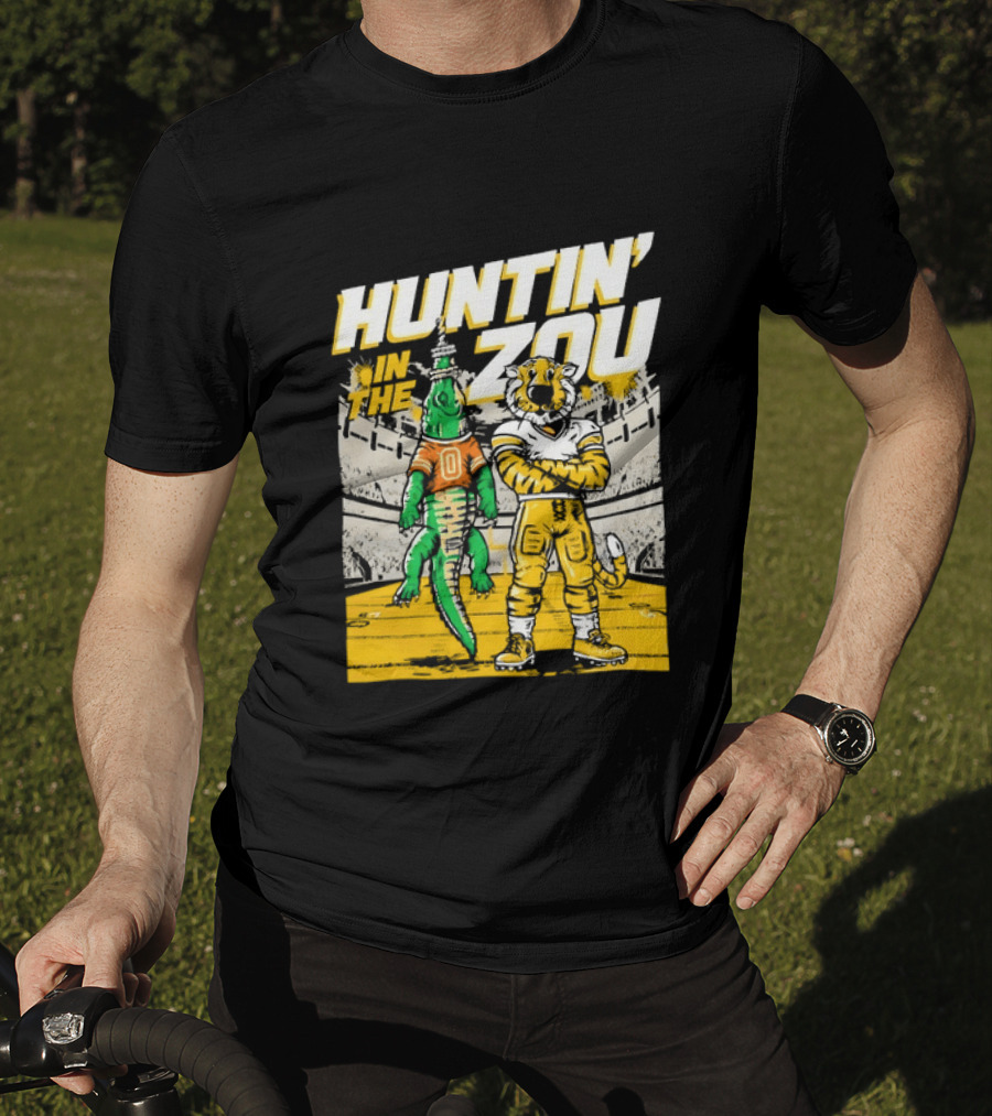 Huntin' In The Zou Missouri Tigers Stadium Rivalry T-Shirt