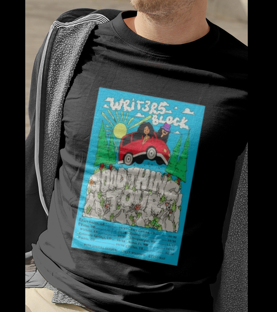 Writers Block Good Thing Tour 2024 With Max Stanton Ettlo May Concert Dates Fort Smith Tulsa Denver Albuquerque Santa Fe Dallas T-Shirt
