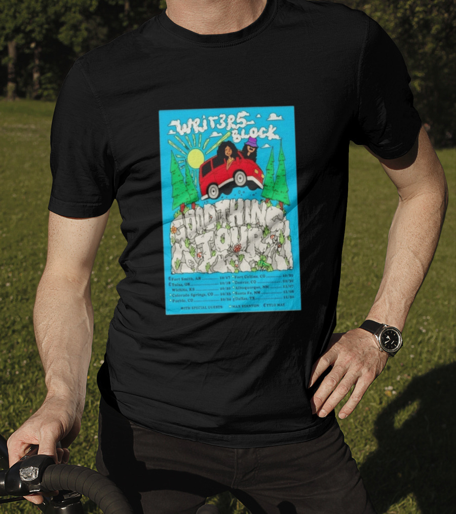 Writers Block Good Thing Tour 2024 With Max Stanton Ettlo May Concert Dates Fort Smith Tulsa Denver Albuquerque Santa Fe Dallas T-Shirt