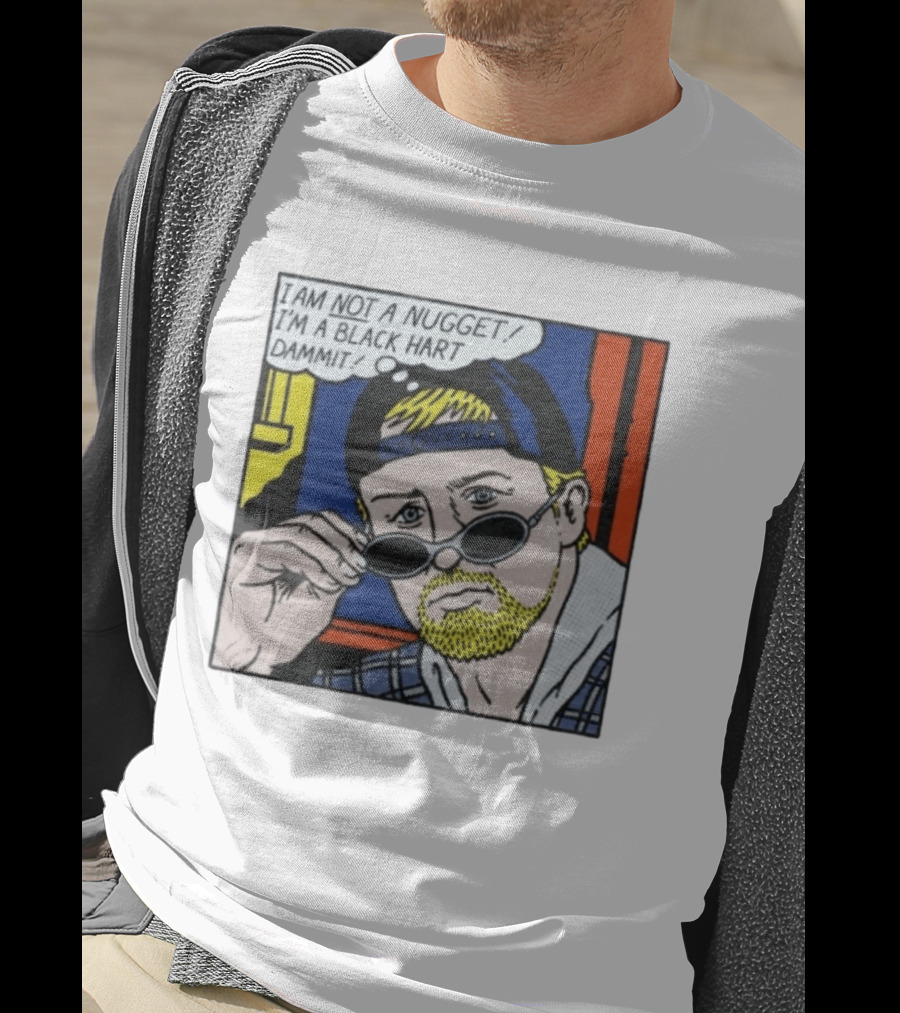 I Am Not A Nugget I'm A Black Hart Dammit Retro Comic T-Shirt
