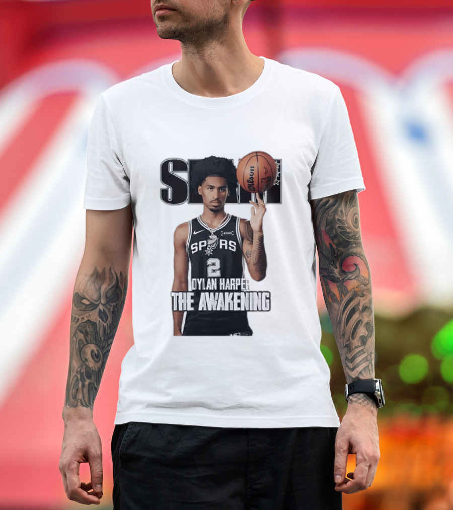 Dylan Harper 2 San Antonio Spurs The Awakening Slam NBA Basketball Cover T-Shirt