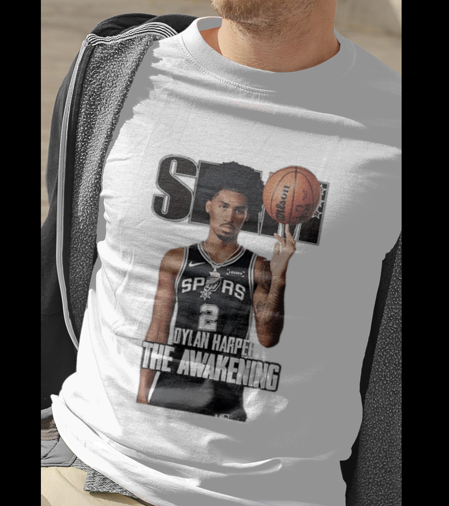Dylan Harper 2 San Antonio Spurs The Awakening Slam NBA Basketball Cover T-Shirt
