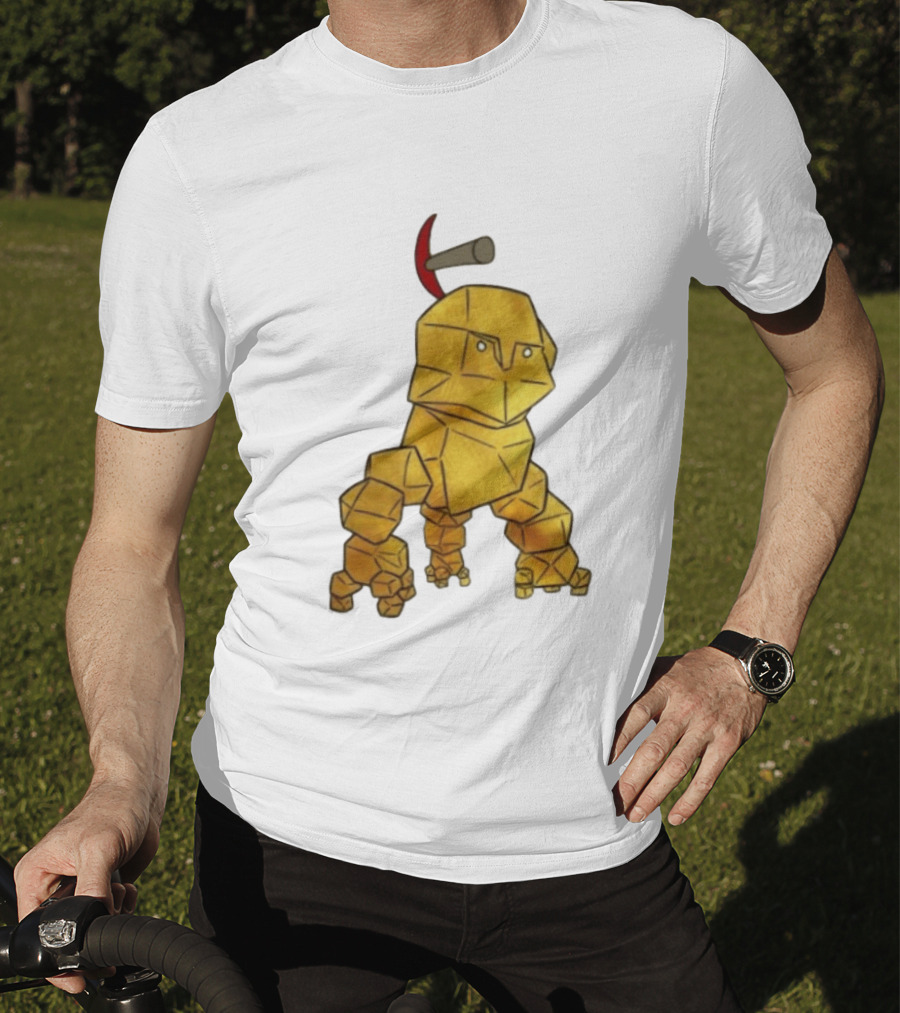 San Francisco 49ers Gold Rock Golem Miner Pickaxe T-Shirt