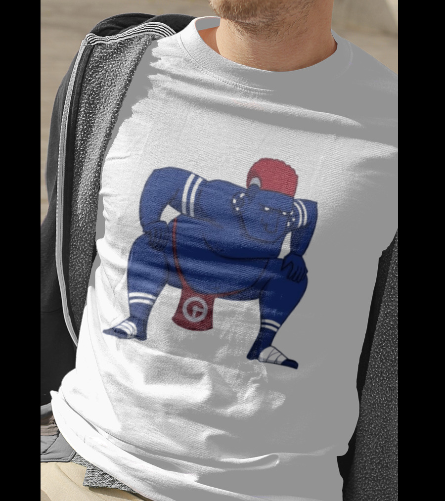 Hariyama Pokemon New York Giants Sumo Wrestler T-Shirt