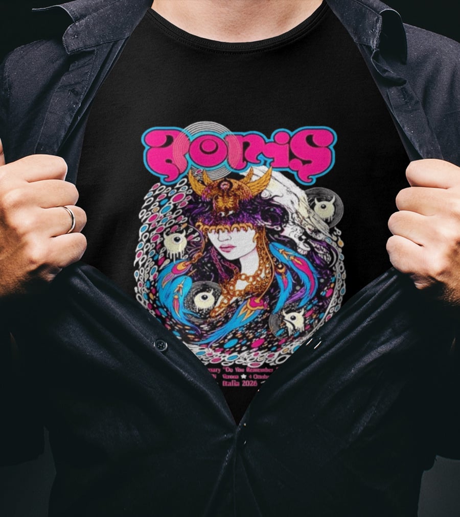 Boris Pink 20th Anniversary Do You Remember The Pink Days Tour 2026 Music Concert T-Shirt
