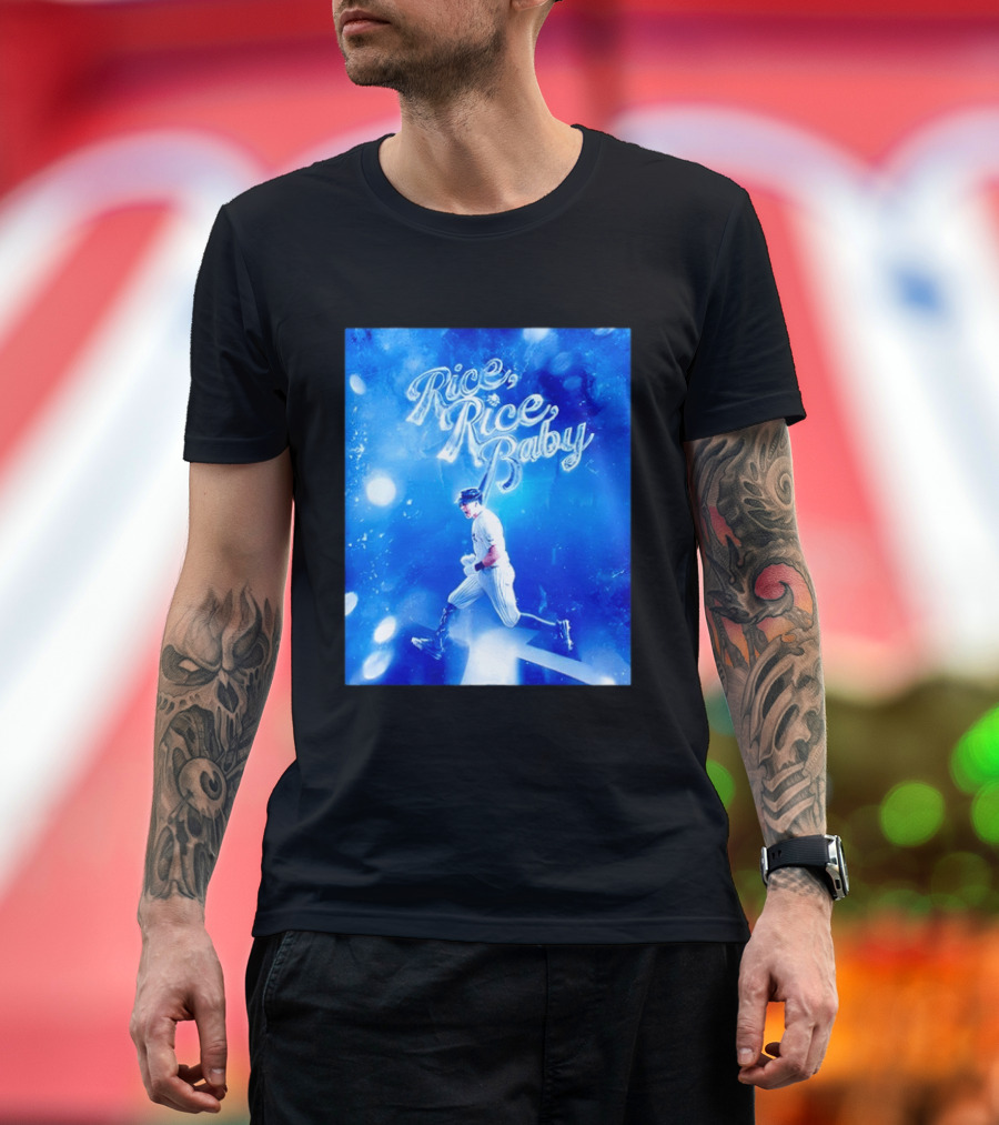 Ben Rice Rice Rice Baby New York Yankees MLB T-Shirt
