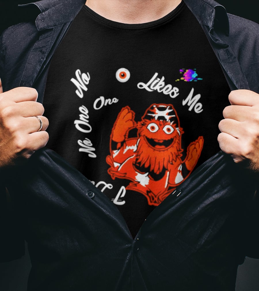 Gritty Philadelphia Flyers No One Likes Me 2026 T-Shirt