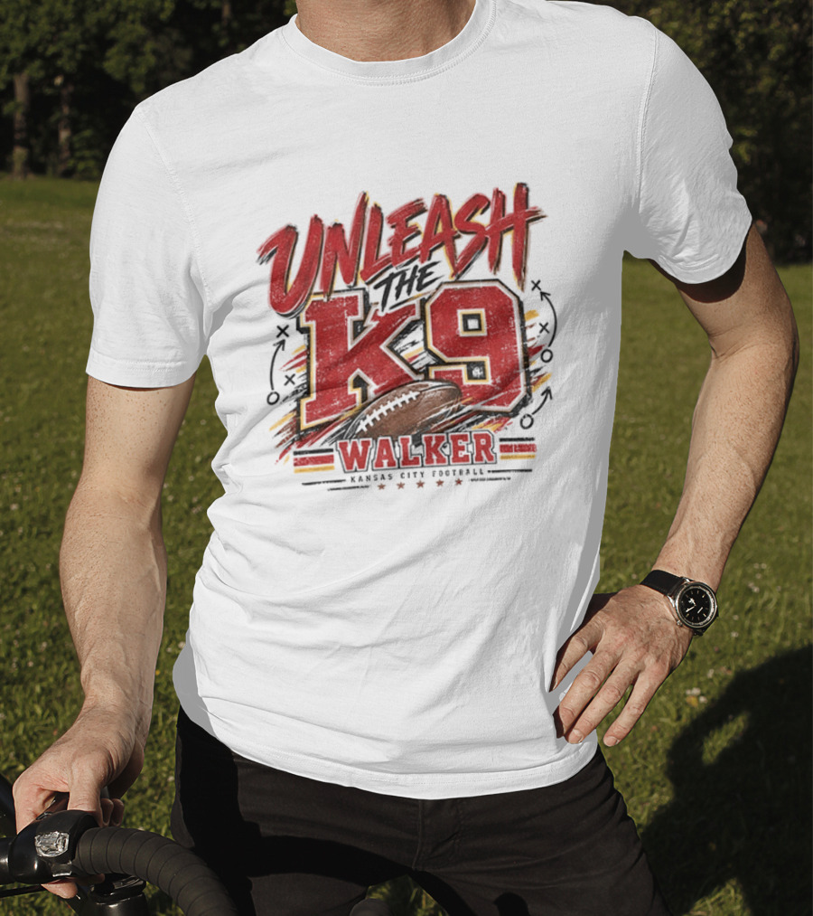 Unleash The K9 Walker Kansas City Football T-Shirt