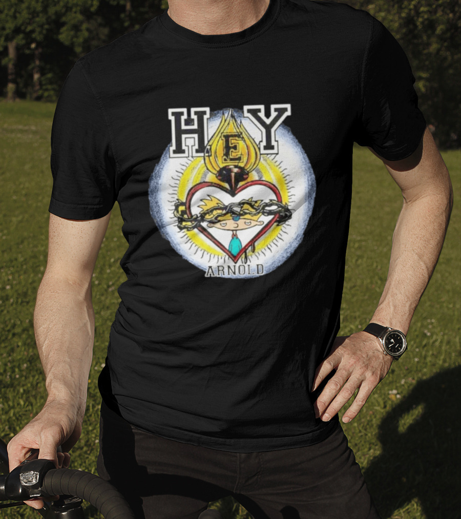 Hey Arnold Sacred Heart Nickelodeon Bootleg T-Shirt