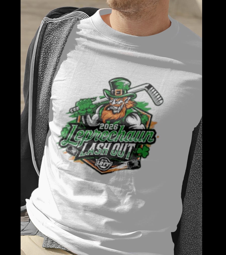 2026 Leprechaun Lash Out Hockey Logo Irish Hockey Players T-Shirt