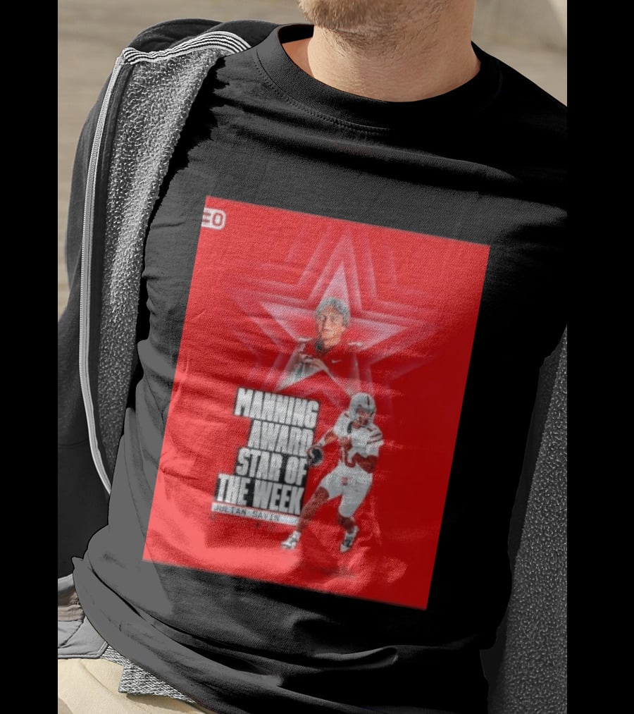 Manning Award Star Of The Week Julian Sayin Ohio State Buckeyes T-Shirt