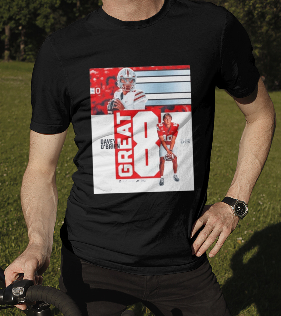 Ohio State Buckeyes Great 8 Julian Sayin Davey O'Brien Award T-Shirt