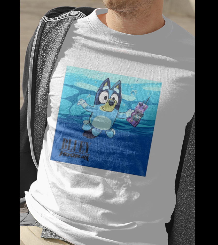 Bluey Hooray Nirvana Nevermind T-Shirt