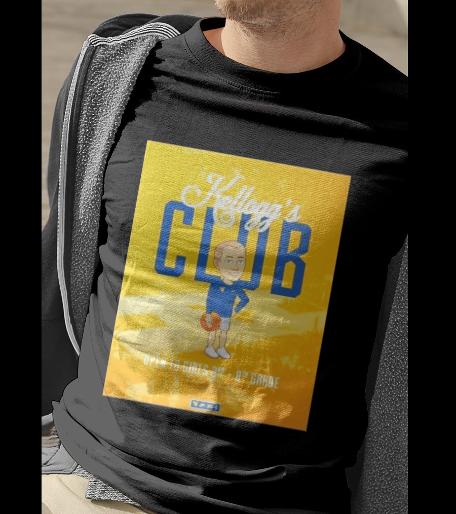 Kellogg's Club West Virginia University Basketball Clinic Open To Girls Grades 3 To 8 T-Shirt