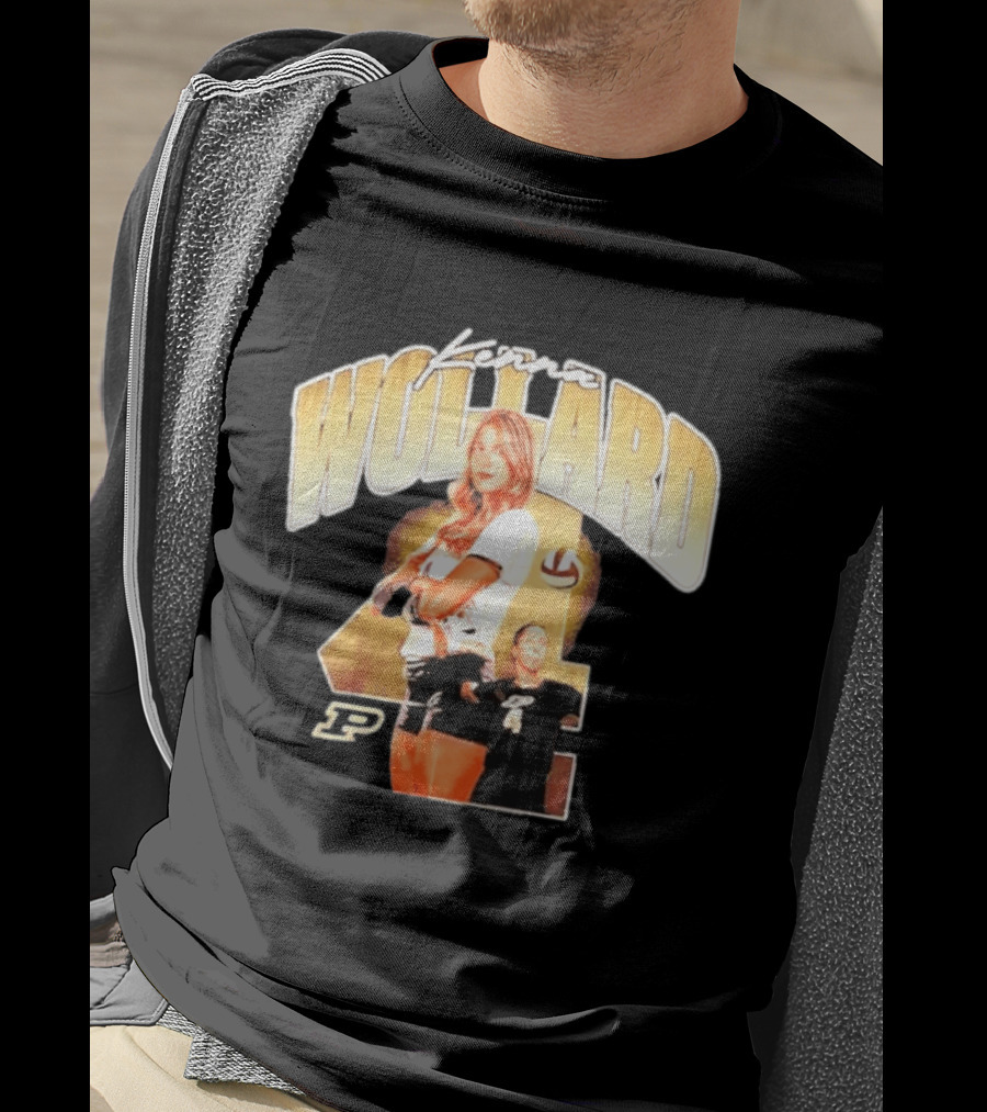 Kenna Wollard Purdue Boilermakers Volleyball NCAA Athlete Number 4 P T-Shirt