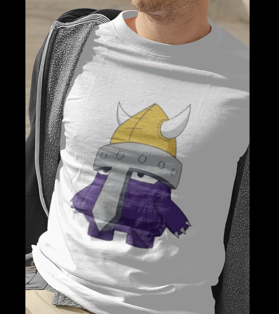 Minnesota Vikings Pokemon Mashup Viking Helmet T-Shirt