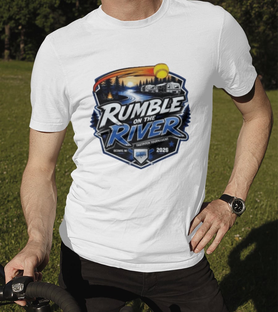 Rumble On The River Fastpitch Tournament Oconto WI 2026 T-Shirt