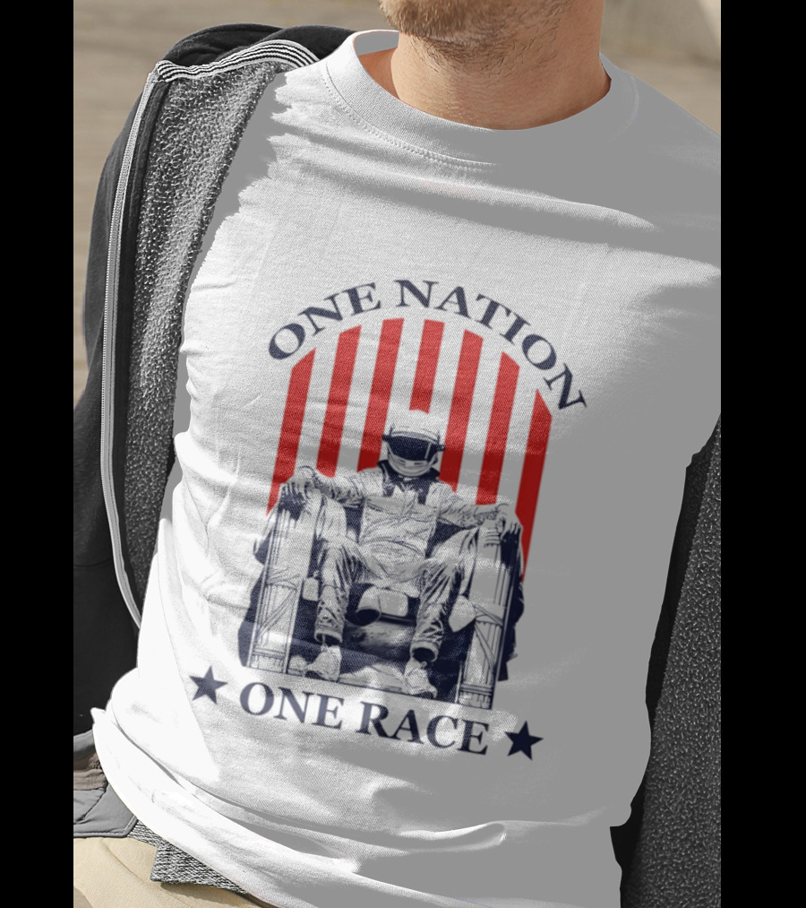 One Nation One Race Racer X IndyCar Washington DC T-Shirt