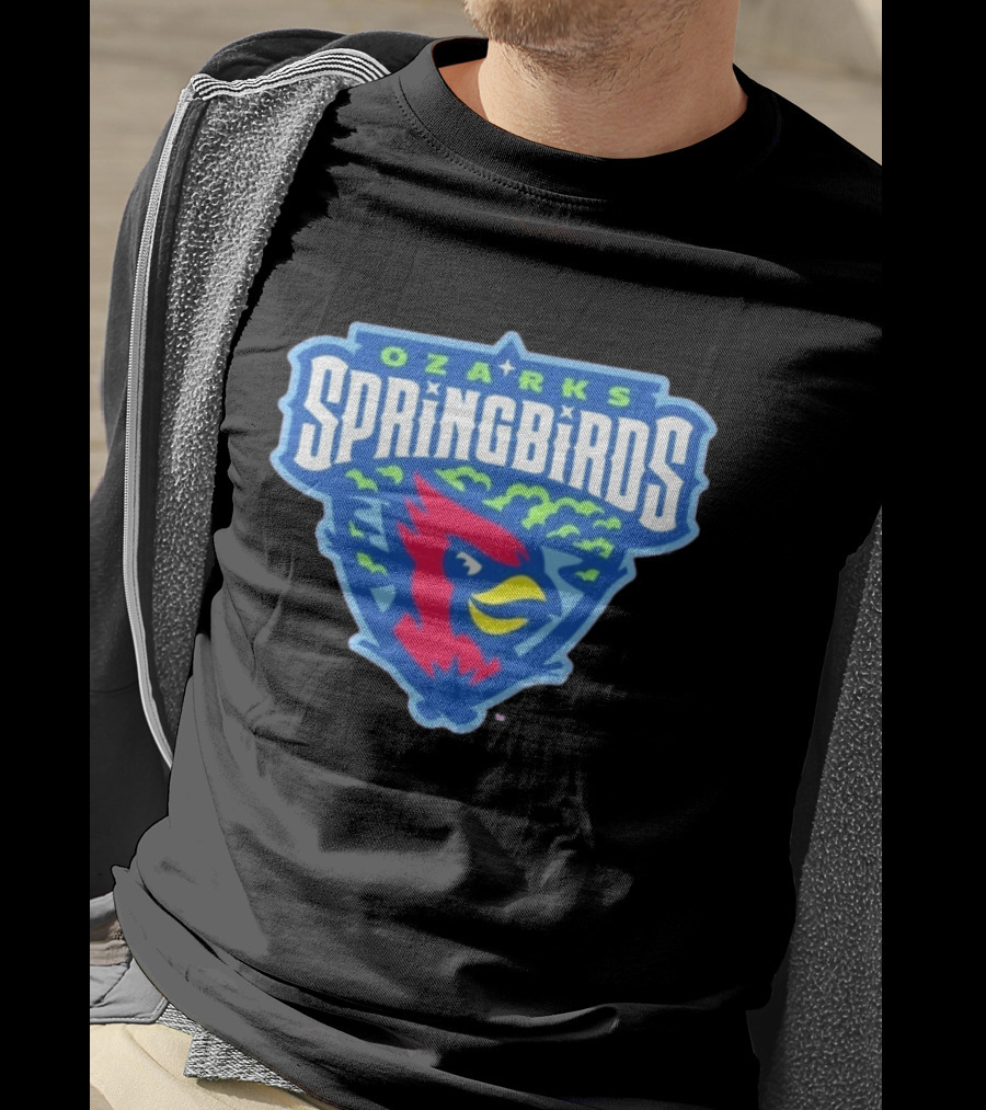 Ozarks Springbirds Baseball Cardinal Iconic Team T-Shirt