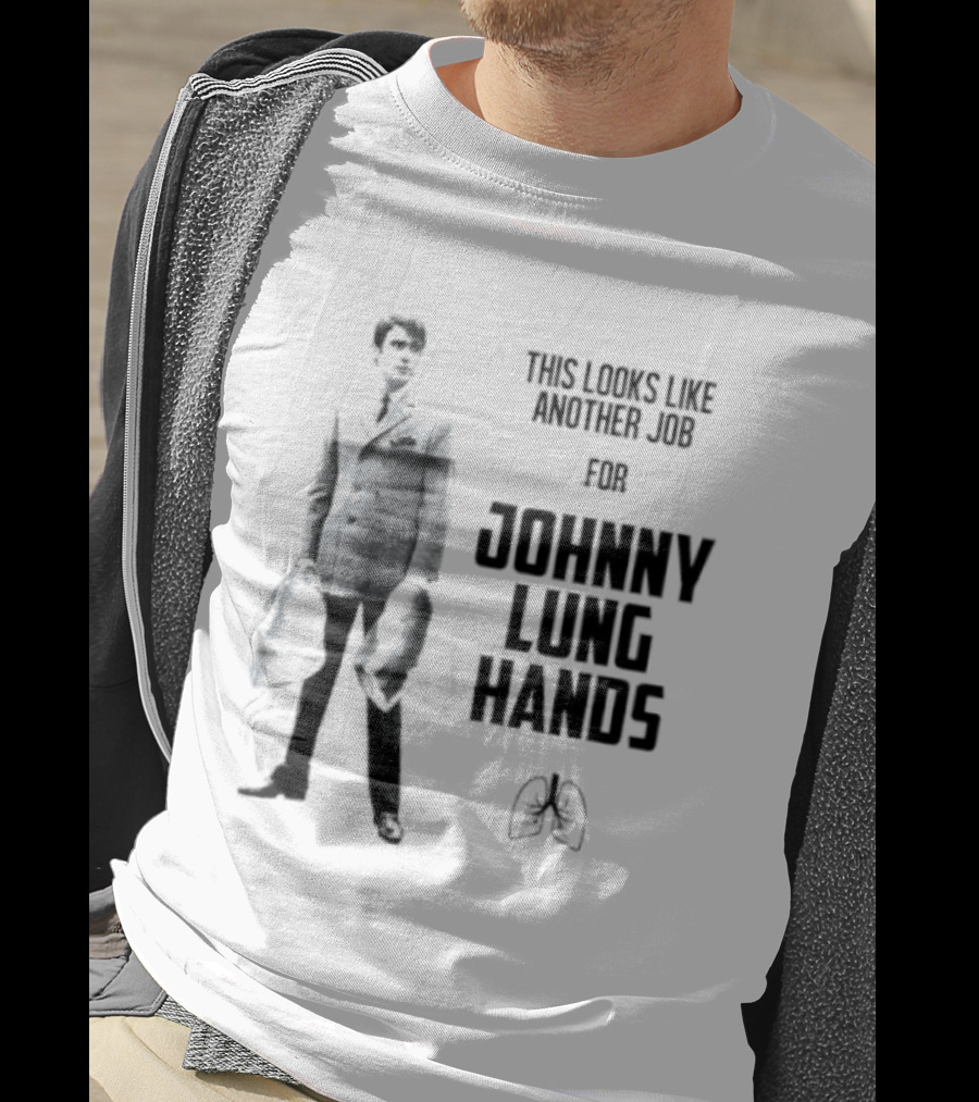 This Looks Like Another Job For Johnny Lung Hands Retro Noir T-Shirt
