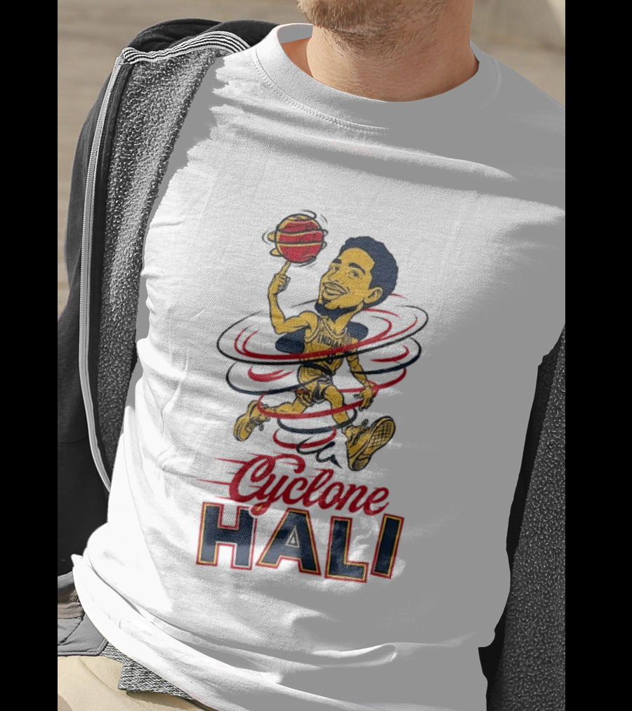 Tyrese Haliburton Cyclone Hali Indiana Pacers Number 0 NBA Basketball T-Shirt